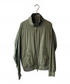 BARACUTAバラクータ）の古着「ナイロンハリントンジャケット」｜カーキ