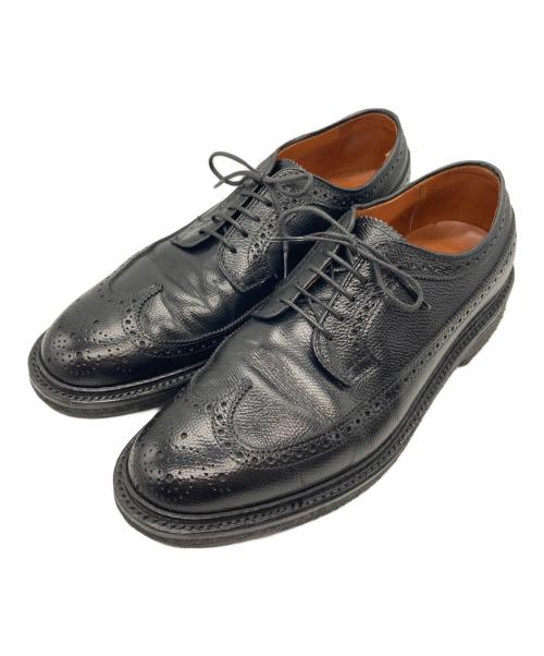 Alden（オールデン）Alden (オールデン) BEAMS (ビームス) Long Wing Tip Alpine Calf ブラック サイズ:9D バリーラストの古着・服飾アイテム