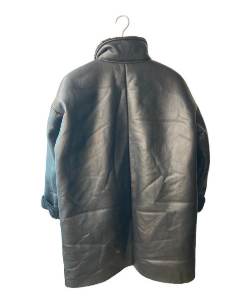 RIM.ARK（リムアーク）RIM.ARK (リムアーク) ボアドッキングミドルコート ブラック サイズ:Freeの古着・服飾アイテム