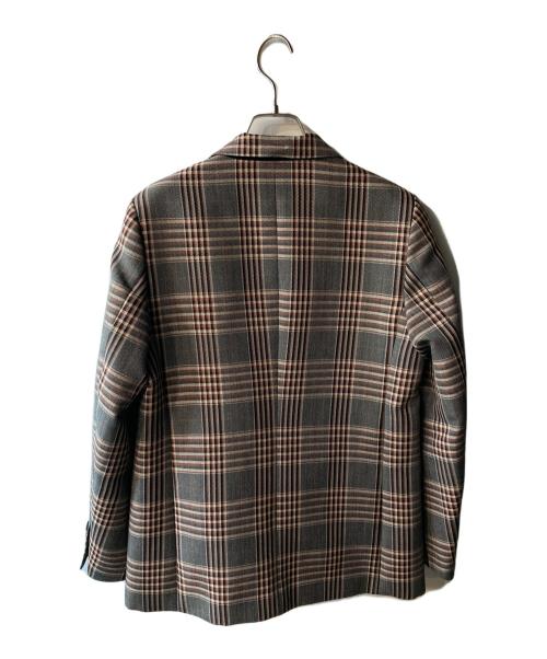 6(ROKU) BEAUTY&YOUTH（ロク ビューティーアンドユース）6(ROKU) BEAUTY&YOUTH (ロク ビューティーアンドユース) CHECK SET UP JACKET ブラウン サイズ:36の古着・服飾アイテム