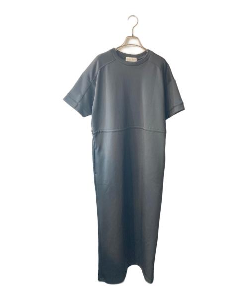 RIM.ARK（リムアーク）RIM.ARK (リムアーク) Drawstring square cut dress ブラック サイズ:36の古着・服飾アイテム