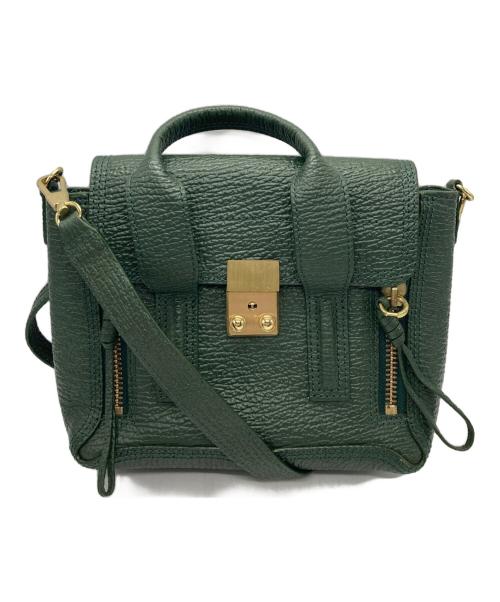 3.1 phillip lim（スリーワンフィリップリム）3.1 phillip lim (スリーワンフィリップリム) ショルダーバッグ グリーンの古着・服飾アイテム