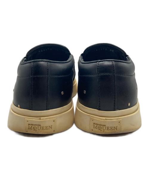 ALEXANDER McQUEEN（アレキサンダーマックイーン）ALEXANDER McQUEEN (アレキサンダーマックイーン) スリッポン ブラック サイズ:40の古着・服飾アイテム