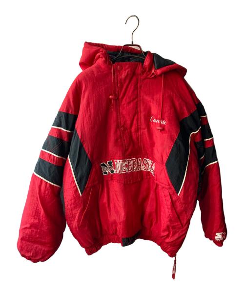 STARTER（スターター）STARTER (スターター) プルオーバージャケット レッド サイズ:XLの古着・服飾アイテム