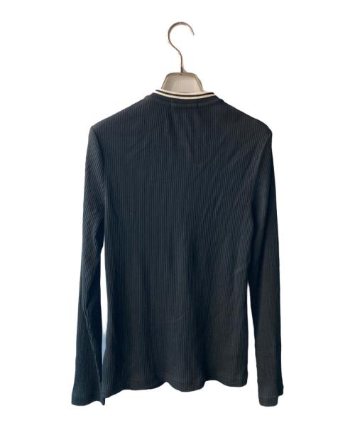 FRED PERRY（フレッドペリー）FRED PERRY (フレッドペリー) リブカーディガン ブラック サイズ:36の古着・服飾アイテム