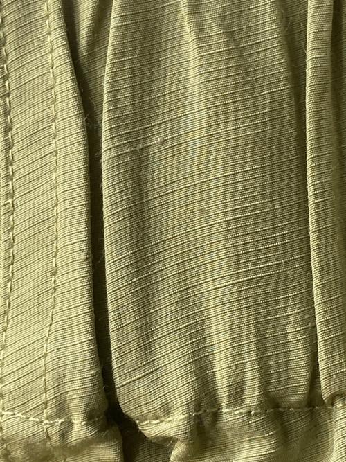 CURRENTAGE（カレンテージ）CURRENTAGE (カレンテージ) レーヨンリネンVネックブルゾン グリーン サイズ:不明の古着・服飾アイテム