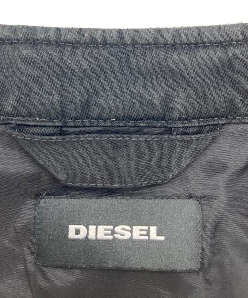 DIESEL（ディーゼル）DIESEL (ディーゼル) J-GLORY バイカージャケット ブラック サイズ:Lの古着・服飾アイテム