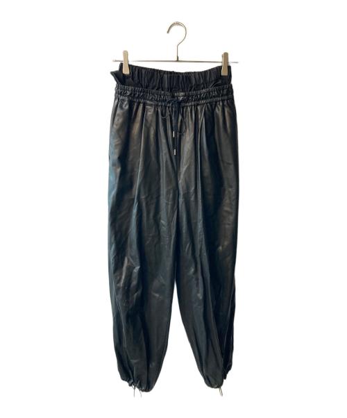 Lily Brown（リリーブラウン）Lily Brown (リリーブラウン) ウエスト2WAYバリエリラックスパンツ ブラック サイズ:freeの古着・服飾アイテム