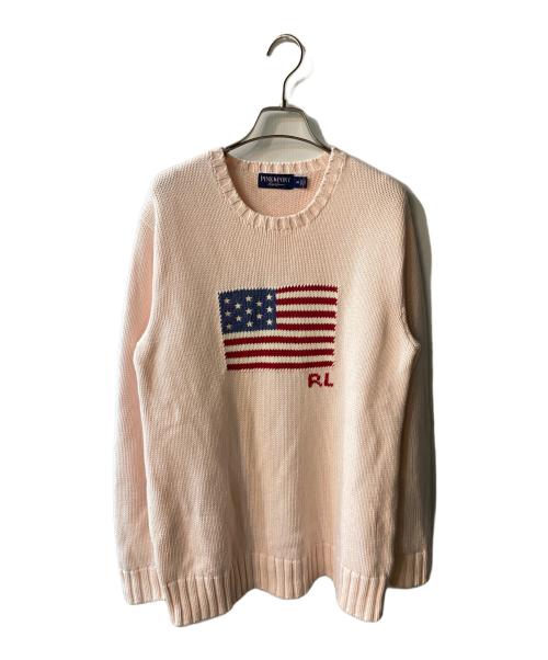 PINK PONY（ピンクポニー）pink pony (ピンクポニー) ニット ピンク サイズ:Mの古着・服飾アイテム