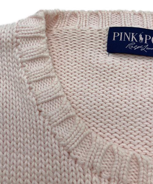 PINK PONY（ピンクポニー）pink pony (ピンクポニー) ニット ピンク サイズ:Mの古着・服飾アイテム