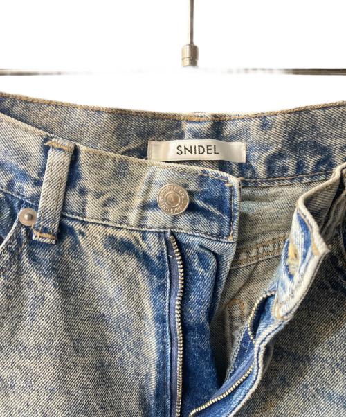 Snidel（スナイデル）Snidel (スナイデル) ワイドデニムパンツ インディゴ サイズ:Sの古着・服飾アイテム