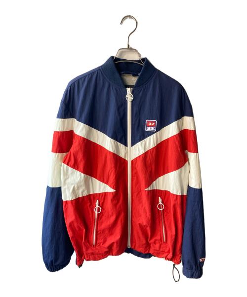 DIESEL（ディーゼル）DIESEL (ディーゼル) J-KRYLOV JACKET ネイビー×レッド サイズ:Sの古着・服飾アイテム