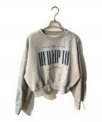 HER LIP TOハーリップトゥ）の古着「Cherish Oversized Sweatshirt」｜グレー