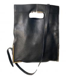 3.1 phillip lim（スリーワンフィリップリム）の古着「2WAYレザートートバッグ」｜ブラック