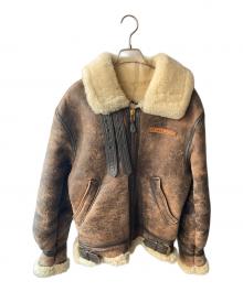 AVIREX（アヴィレックス）の古着「B-3フライトジャケット」｜ブラウン