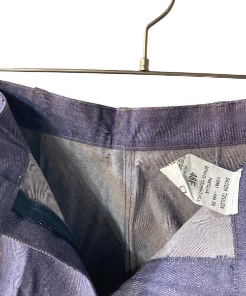 French Army（フランス軍）French Army (フレンチアーミー) SACOM TOULON PANTS インディゴ サイズ:46Fの古着・服飾アイテム