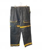 MARITHE+FRANCOIS GIRBAUDマリテフランソワジルボー）の古着「TAPED SHUTTLE JEAN」｜ブラック