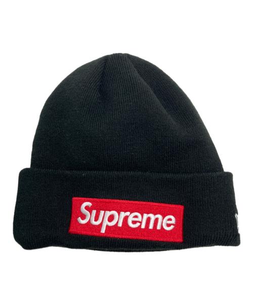 SUPREME（シュプリーム）Supreme (シュプリーム) New Era (ニューエラ) box logo beanie ブラックの古着・服飾アイテム