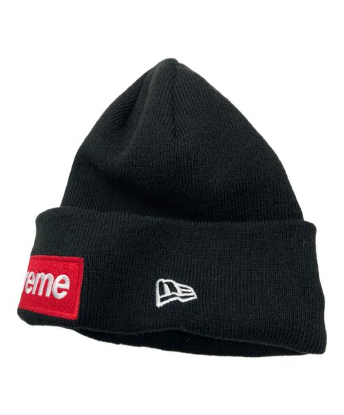 SUPREME（シュプリーム）Supreme (シュプリーム) New Era (ニューエラ) box logo beanie ブラックの古着・服飾アイテム