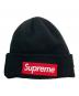 Supreme (シュプリーム) New Era (ニューエラ) box logo beanie ブラック：8000円