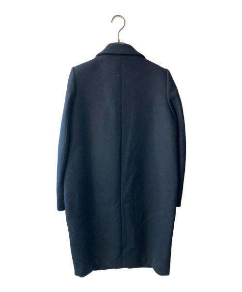 ENFOLD（エンフォルド）ENFOLD (エンフォルド) ウールリバーチェスターコート ネイビー サイズ:Mの古着・服飾アイテム