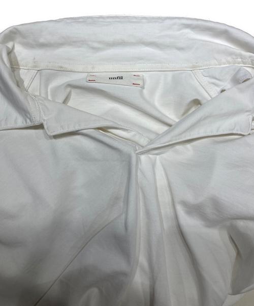 UNFIL（アンフィル）unfil (アンフィル) ジャージーポロシャツ ホワイト サイズ:SIZE 4の古着・服飾アイテム