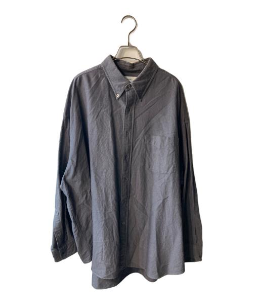Graphpaper（グラフペーパー）Graphpaper (グラフペーパー) オックスフォードオーバーサイズボタンダウンシャツ グレー サイズ:freeの古着・服飾アイテム