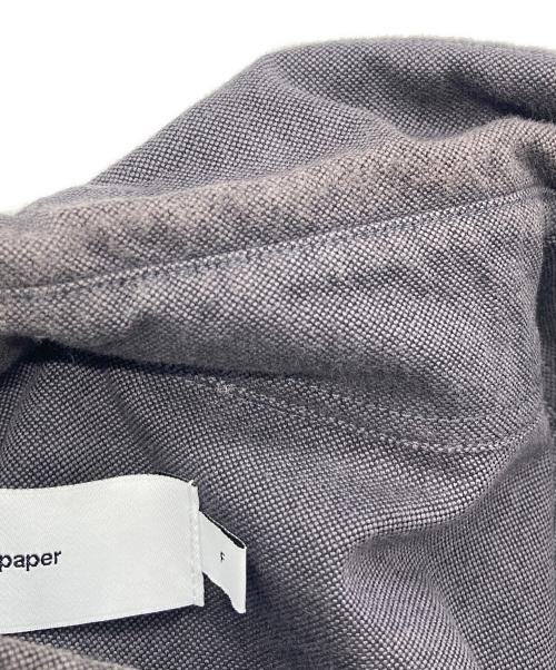 Graphpaper（グラフペーパー）Graphpaper (グラフペーパー) オックスフォードオーバーサイズボタンダウンシャツ グレー サイズ:freeの古着・服飾アイテム