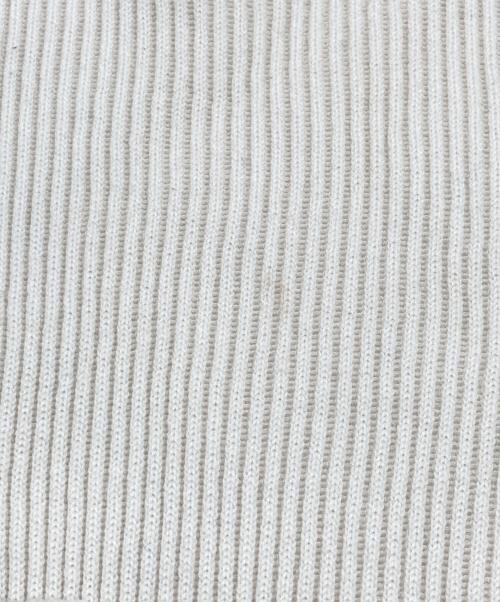 STONE ISLAND（ストーンアイランド）STONE ISLAND (ストーンアイランド) クルーネックニット ホワイト サイズ:Lの古着・服飾アイテム