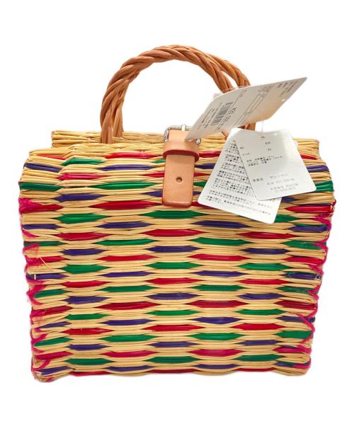 nano・universe（ナノ・ユニバース）nano・universe (ナノ・ユニバース) カゴバッグ ベージュ 未使用品の古着・服飾アイテム