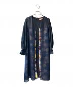 ふりふフリフ）の古着「ワンピース」｜ネイビー