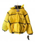 HOOD WEARフード ウェア）の古着「ダウンジャケット」｜イエロー