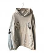 Hysteric Glamour×WIND AND SEAヒステリックグラマー×ウィンダンシー）の古着「プルオーバーパーカー」｜グレー