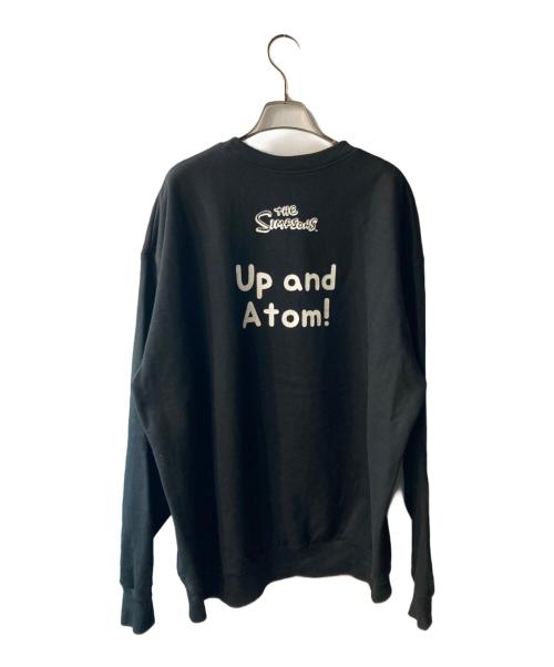 The Simpsons（ザ シンプソンズ）the simpsons (ザ シンプソンズ) 14OZ オーバーザイズスウェット ブラック サイズ:XLの古着・服飾アイテム