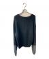 jent louis (ジェントルイス) zip shaggy v-neck knit ブラック サイズ:M：8000円