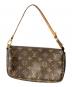 LOUIS VUITTON (ルイ ヴィトン) ポーチ ブラウン：50000円