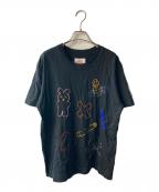 Vivienne Westwood manヴィヴィアン ウェストウッド マン）の古着「LOGOS リラックスTシャツ」｜ブラック
