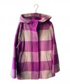 COACHコーチ）の古着「フーデッドコート」｜パープル