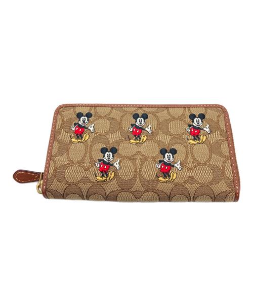 COACH（コーチ）COACH (コーチ) Disney (ディズニー) 長財布 ブラウンの古着・服飾アイテム