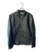 URBAN RESEARCHアーバンリサーチ）の古着「UKラムレザーシングルライダース」｜ブラック