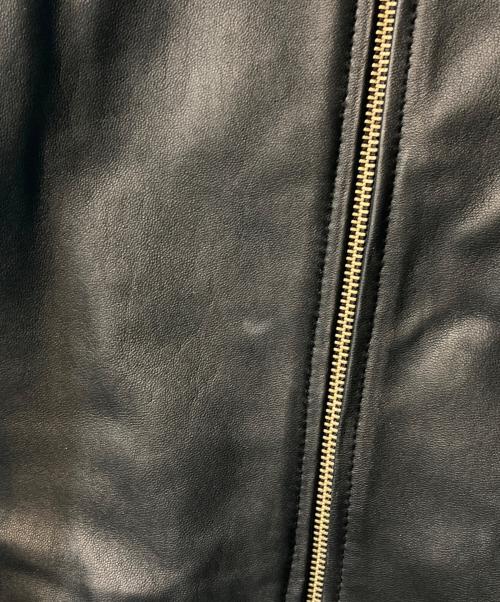 URBAN RESEARCH（アーバンリサーチ）URBAN RESEARCH (アーバンリサーチ) UKラムレザーシングルライダース ブラック サイズ:Lの古着・服飾アイテム