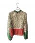MAX&Co. (マックスアンドコー) 総柄ブラウス レッド×グリーン サイズ:40：6000円