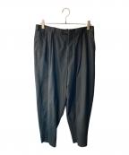 LAD MUSICIANラッドミュージシャン）の古着「タックパンツ」｜ブラック