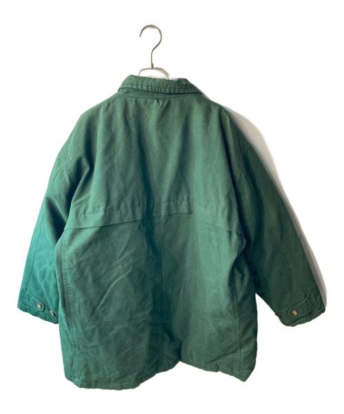 Eddie Bauer（エディーバウアー）Eddie Bauer (エディーバウアー) ダック地ダウンジャケット グリーン サイズ:XLの古着・服飾アイテム