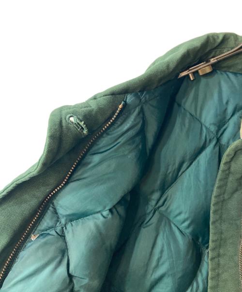 Eddie Bauer（エディーバウアー）Eddie Bauer (エディーバウアー) ダック地ダウンジャケット グリーン サイズ:XLの古着・服飾アイテム