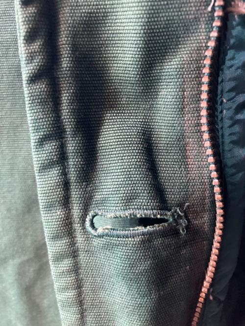 Eddie Bauer（エディーバウアー）Eddie Bauer (エディーバウアー) ダック地ダウンジャケット グリーン サイズ:XLの古着・服飾アイテム