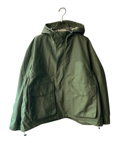 BEAMS Lights（ビームスライト）BEAMS Lights (ビームスライト) 3レイヤー ショートブルゾン グリーン サイズ:Mの古着・服飾アイテム