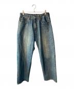 BEAMSビームス）の古着「ワイドフィット デニムパンツ」｜インディゴ