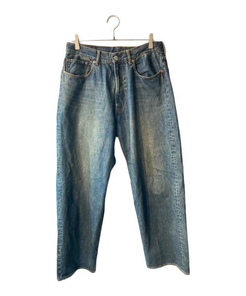 BEAMS（ビームス）BEAMS (ビームス) ワイドフィット デニムパンツ インディゴ サイズ:Mの古着・服飾アイテム