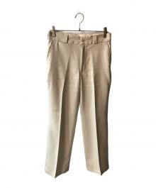 THE SHINZONE（ザ シンゾーン）の古着「CENTER PRESS PANTS」｜アイボリー